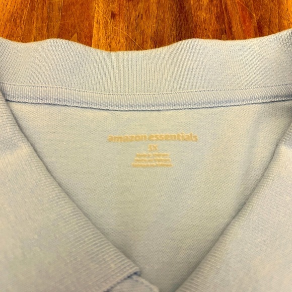 Amazon Basics Polo - Size 3X - Light Blue - Picture 2 of 2